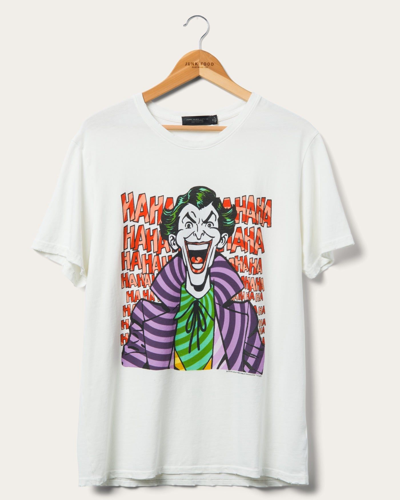 BATMAN™ The Joker Laugh Vintage Tee sold by Junk Food Clothing