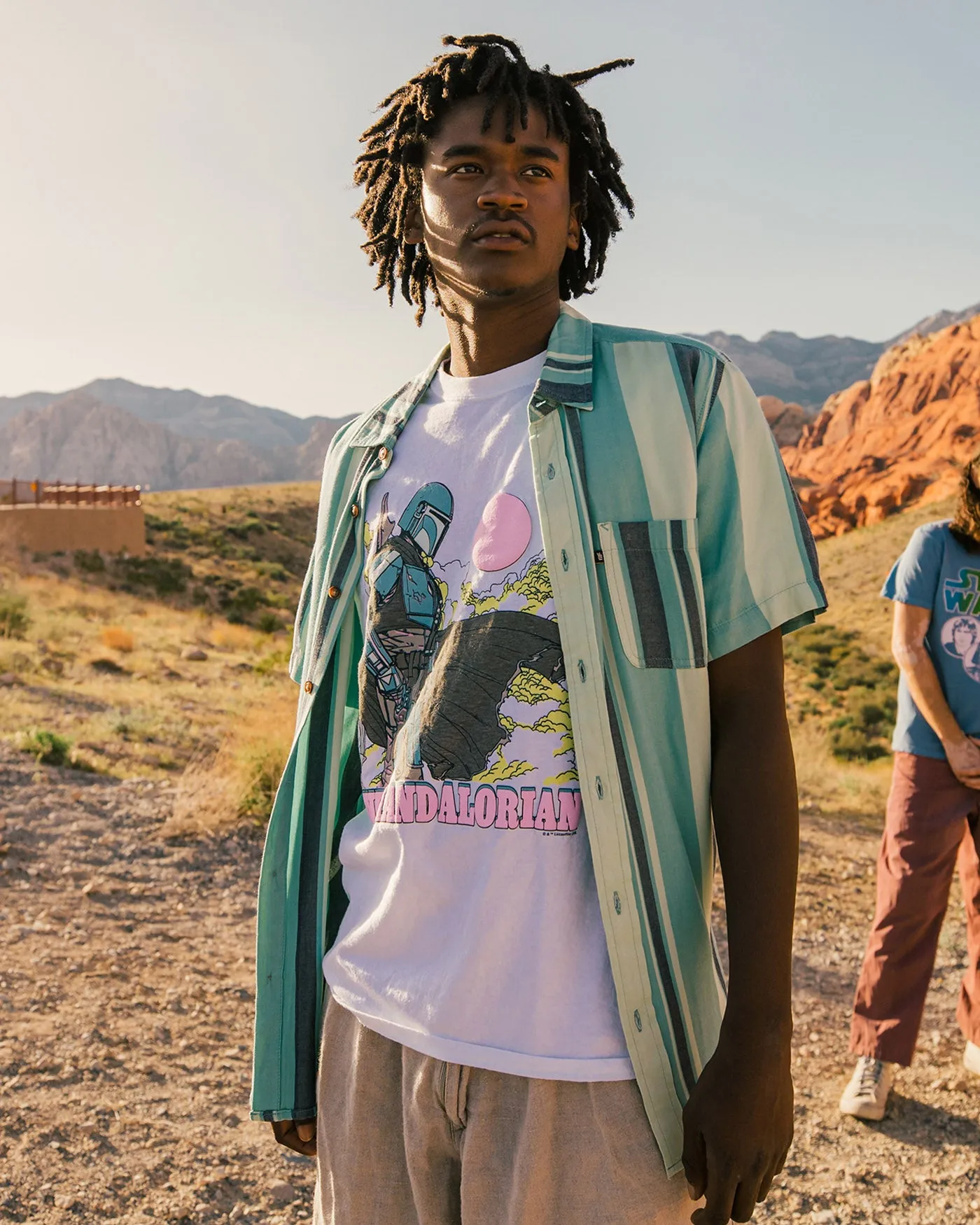 The Mandalorian Sky Flea Market Tee sold by Junk Food Clothing product image thumbnail 2