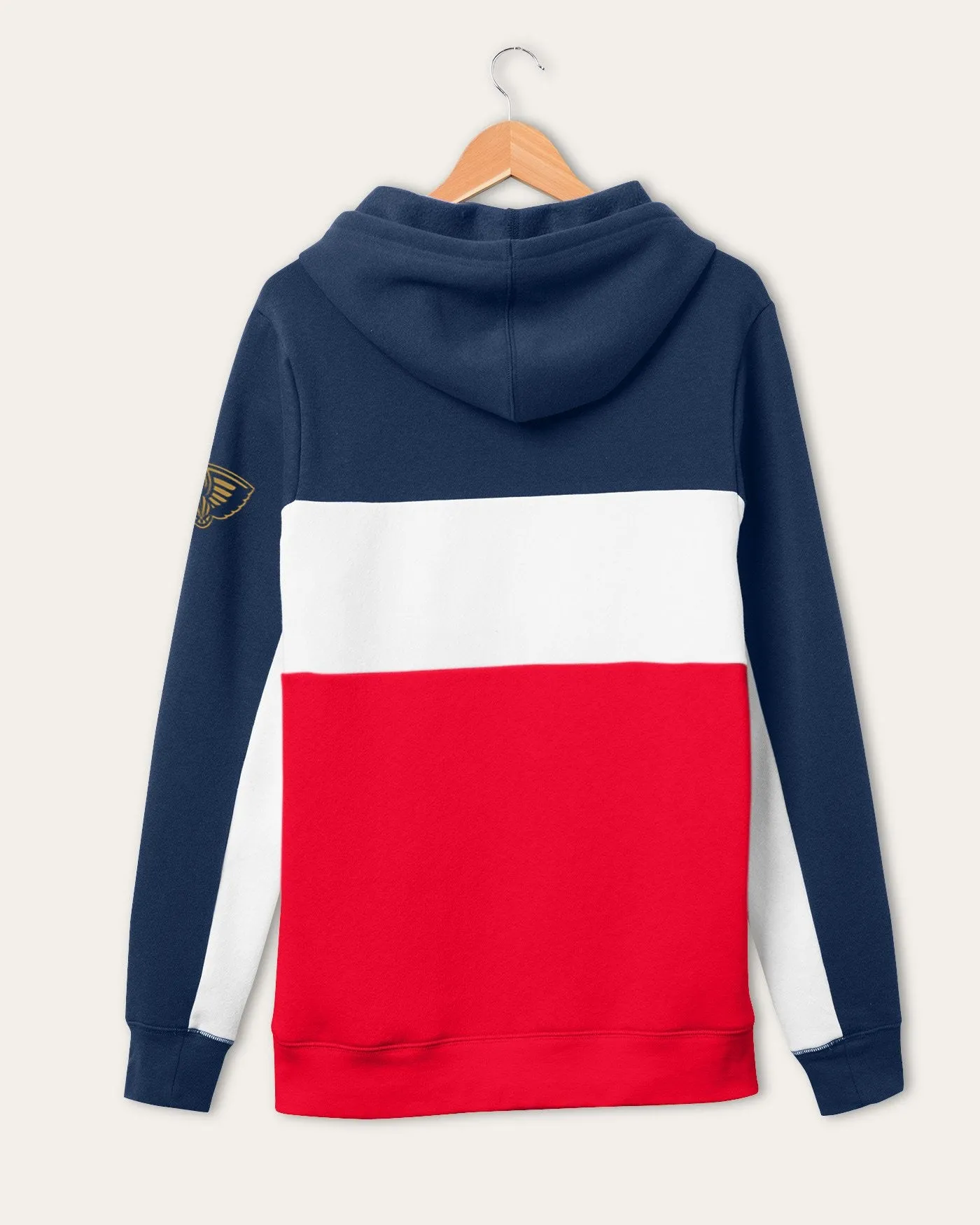 NBA New Orleans Pelicans Colorblock Hoodie sold by Junk Food Clothing product image thumbnail 3