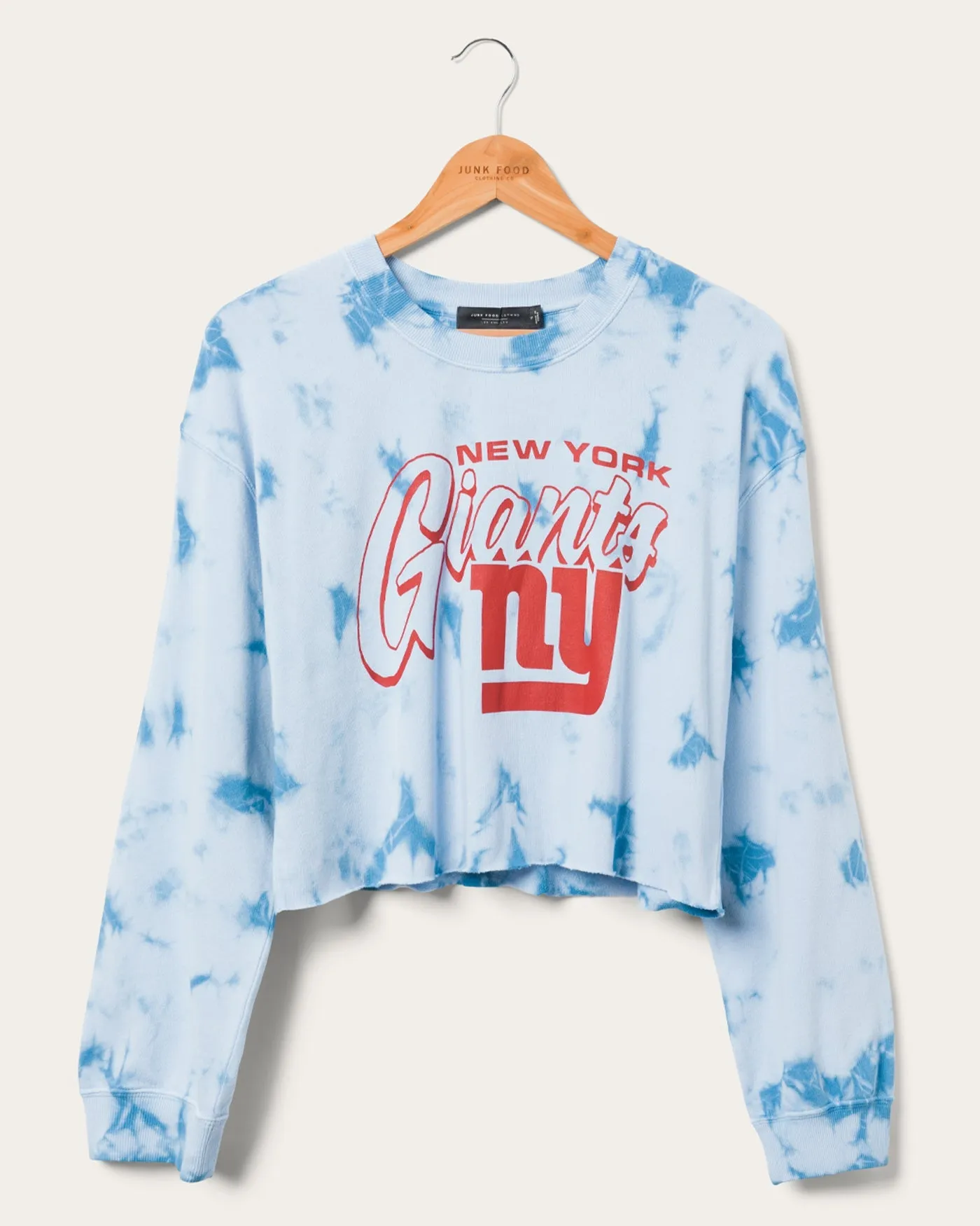 Women's Giants Long Sleeve Loose Knit Crop sold by Junk Food Clothing