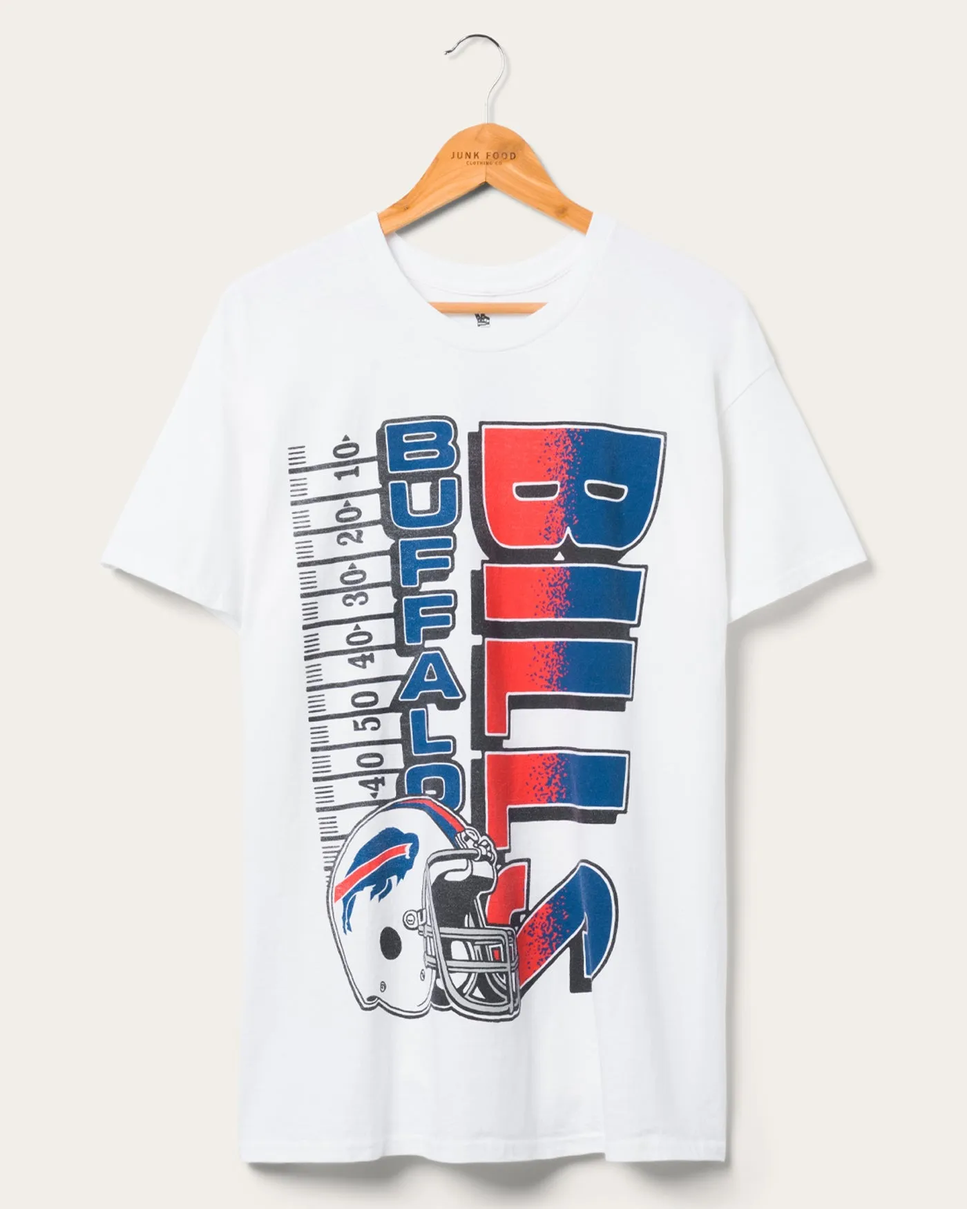 Buffalo Bills Yardage Flea Market Tee sold by Junk Food Clothing