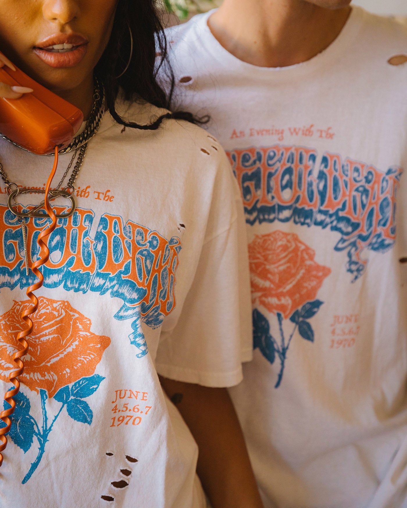 Grateful Dead Rose Flea Market Destroyed Tee sold by Junk Food Clothing product image thumbnail 3