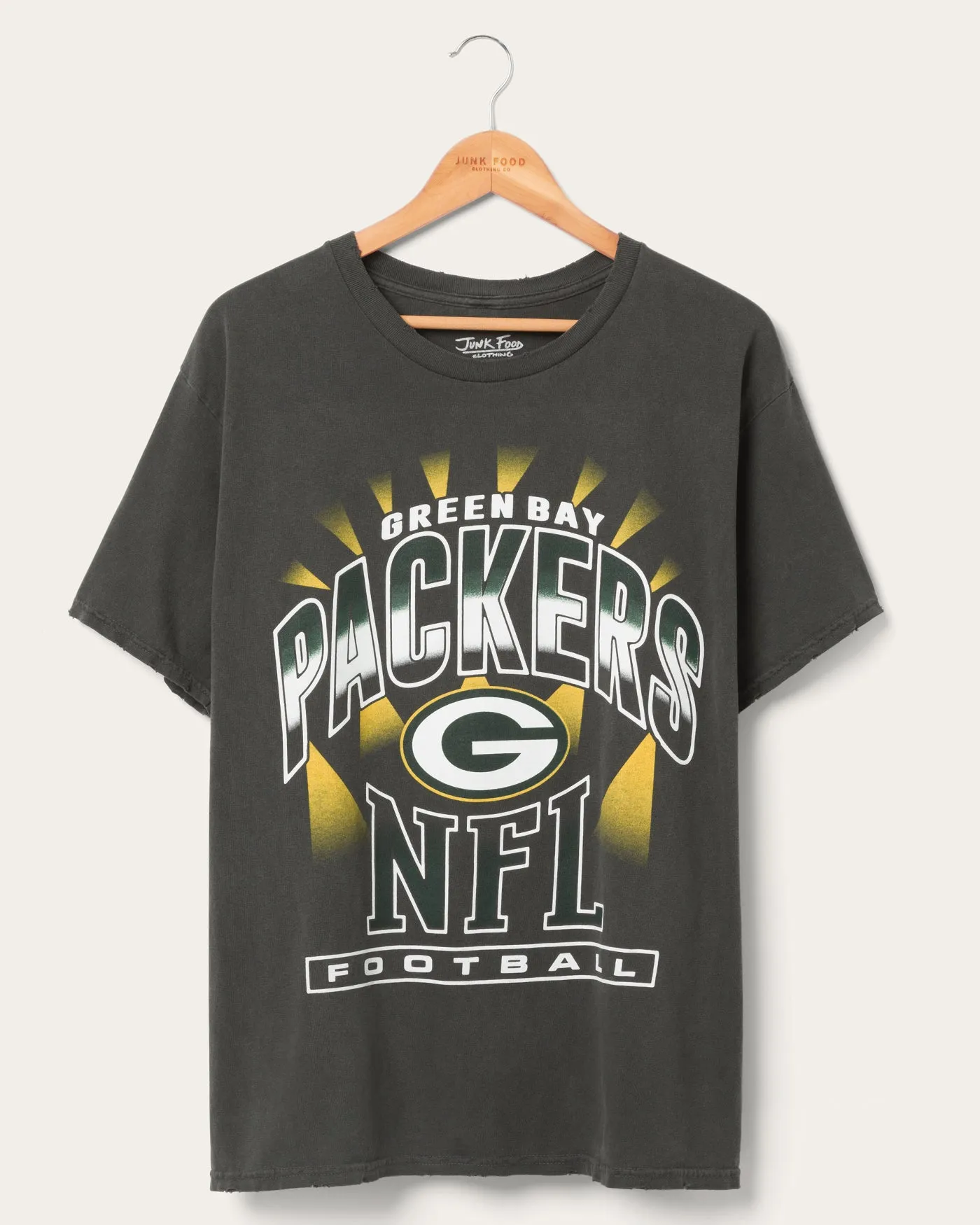 Green Bay Packers Chrome Flea Market Tee sold by Junk Food Clothing