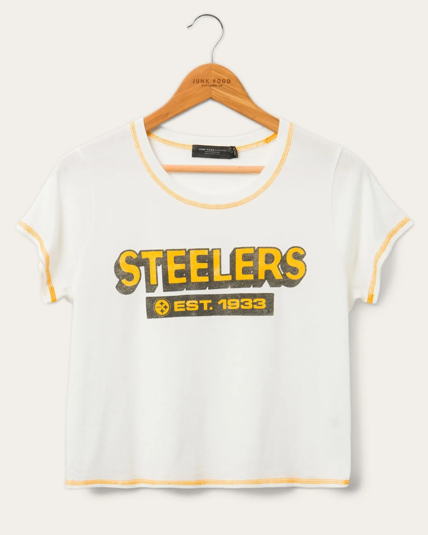 Womens Steelers Playmaker Tee sold by Junk Food Clothing