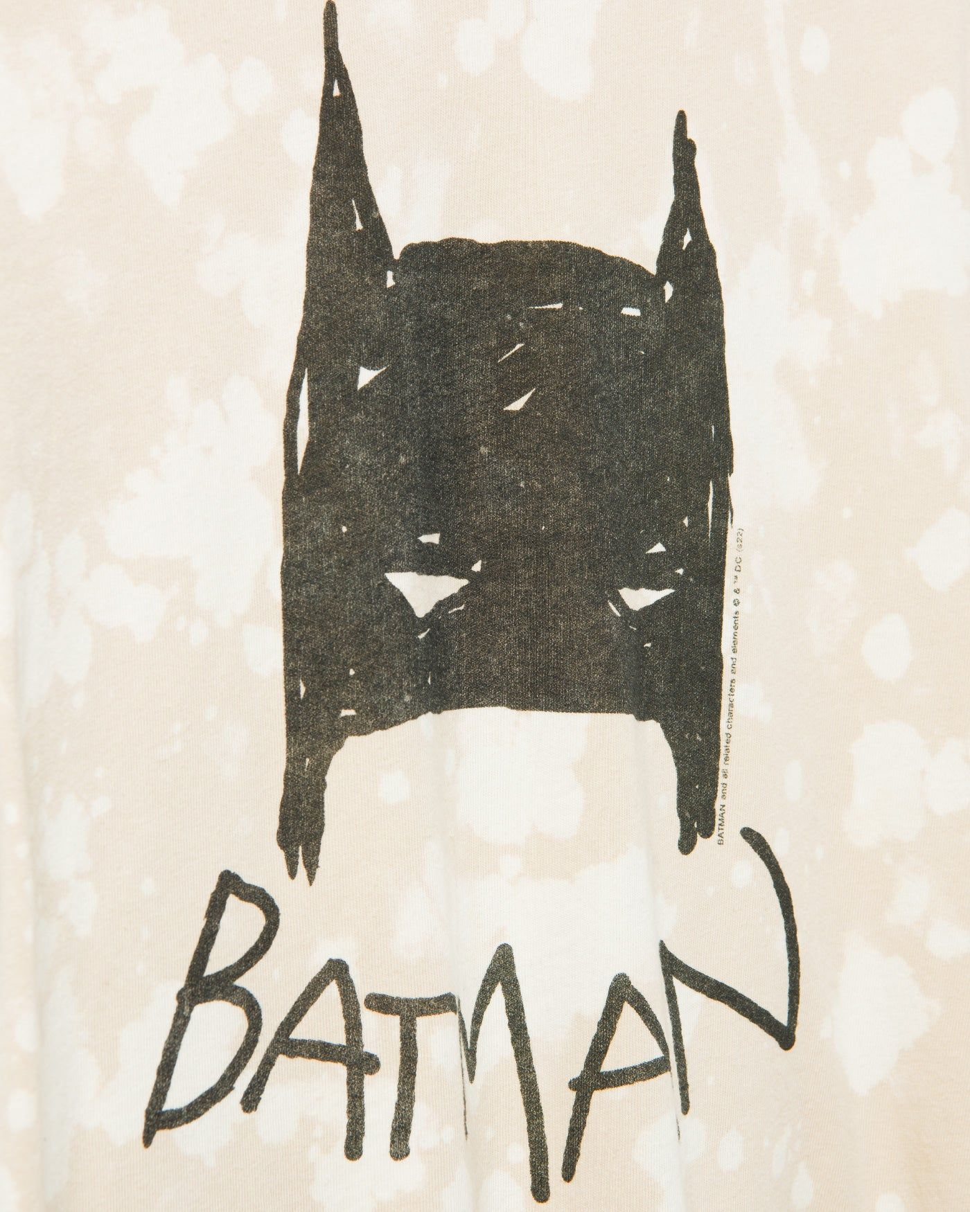 Women's BATMAN™ Bleach Dye Vintage Destroy Tee sold by Junk Food Clothing product image thumbnail 5