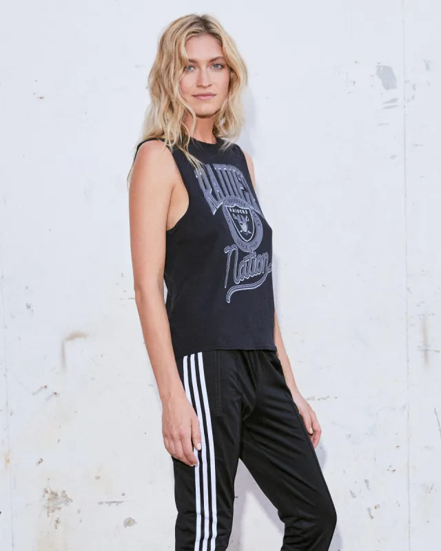 WOMENS RAIDERS VINTAGE MUSCLE TANK sold by Junk Food Clothing