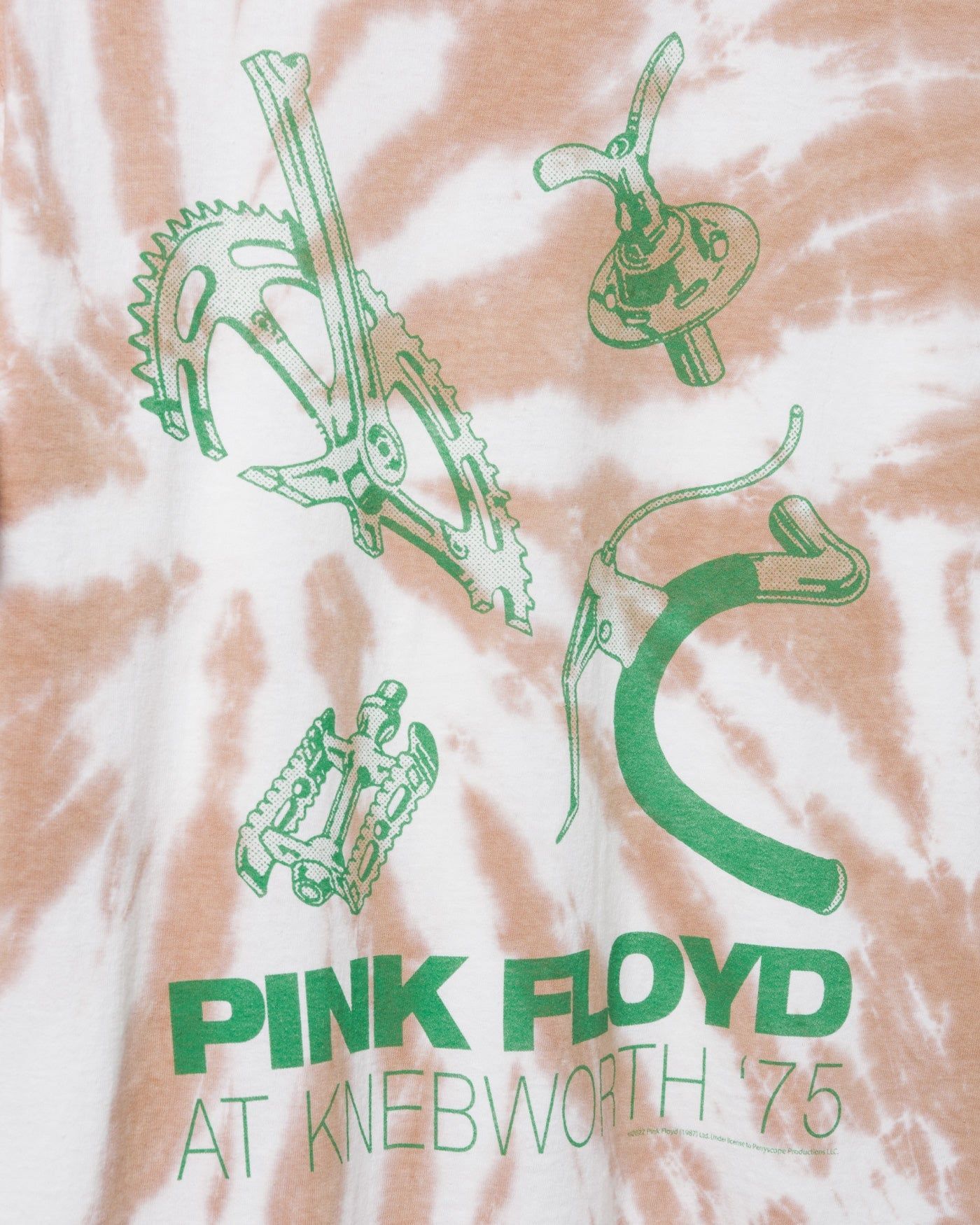 Pink Floyd Knebworth '75 Flea Market Tee sold by Junk Food Clothing product image thumbnail 3