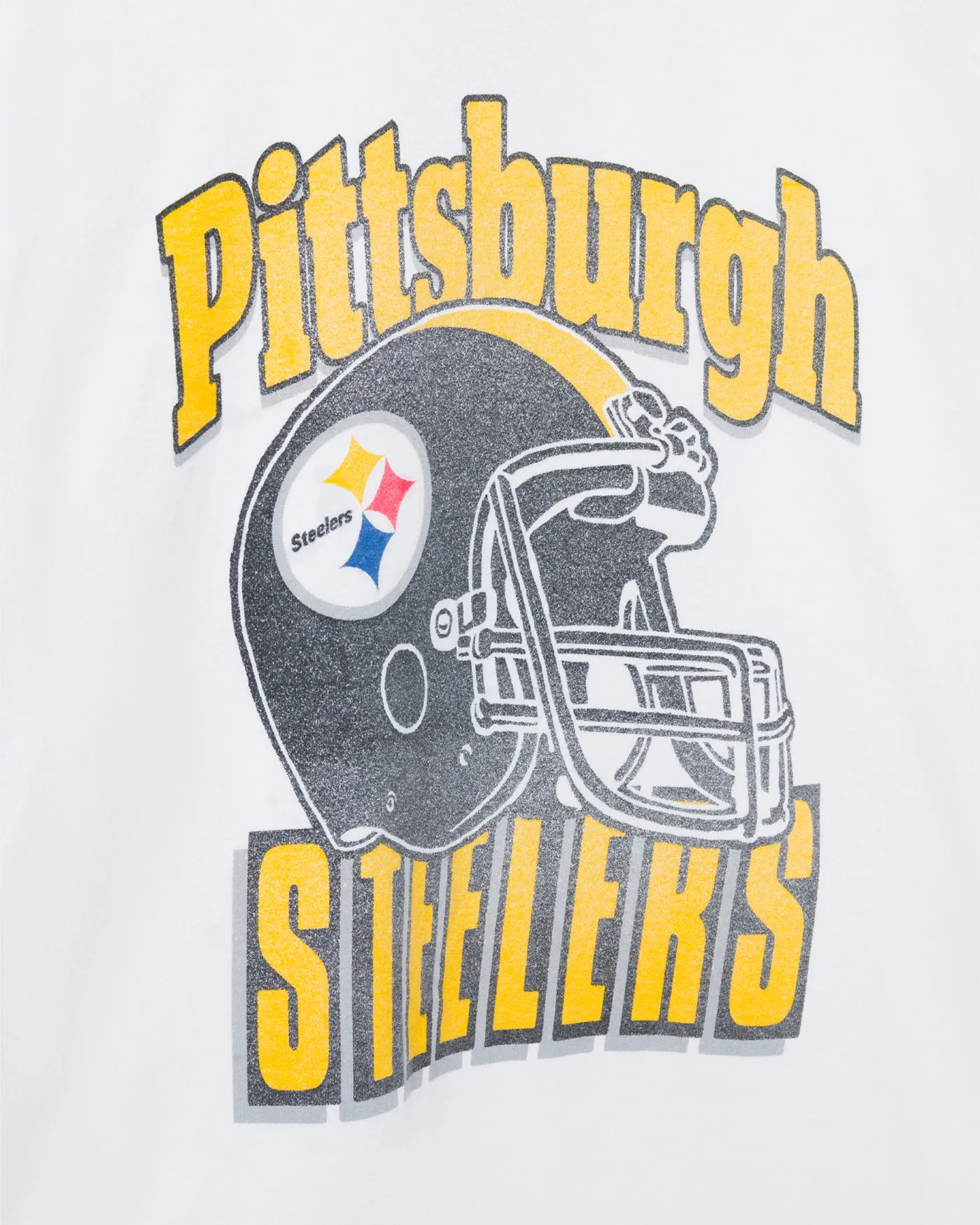 Pittsburgh Steelers Throwback Helmet Flea Market Tee sold by Junk Food Clothing product image thumbnail 4