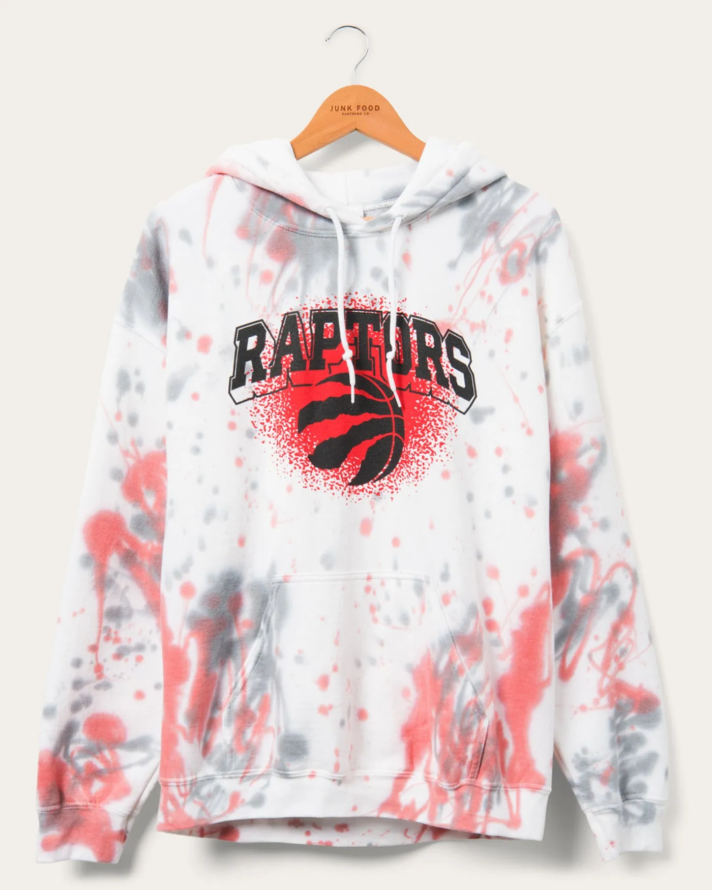NBA Toronto Raptors Tie Dye Hoodie sold by Junk Food Clothing