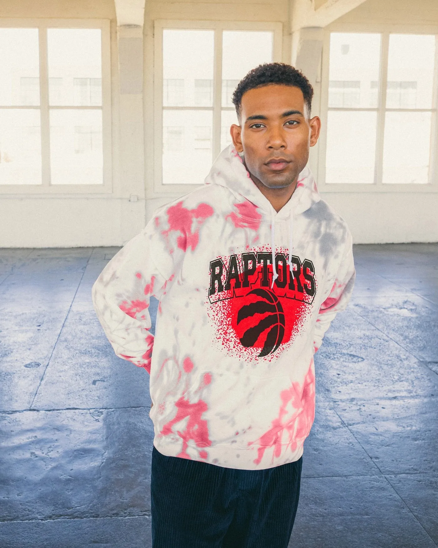 NBA Toronto Raptors Tie Dye Hoodie sold by Junk Food Clothing product image thumbnail 2