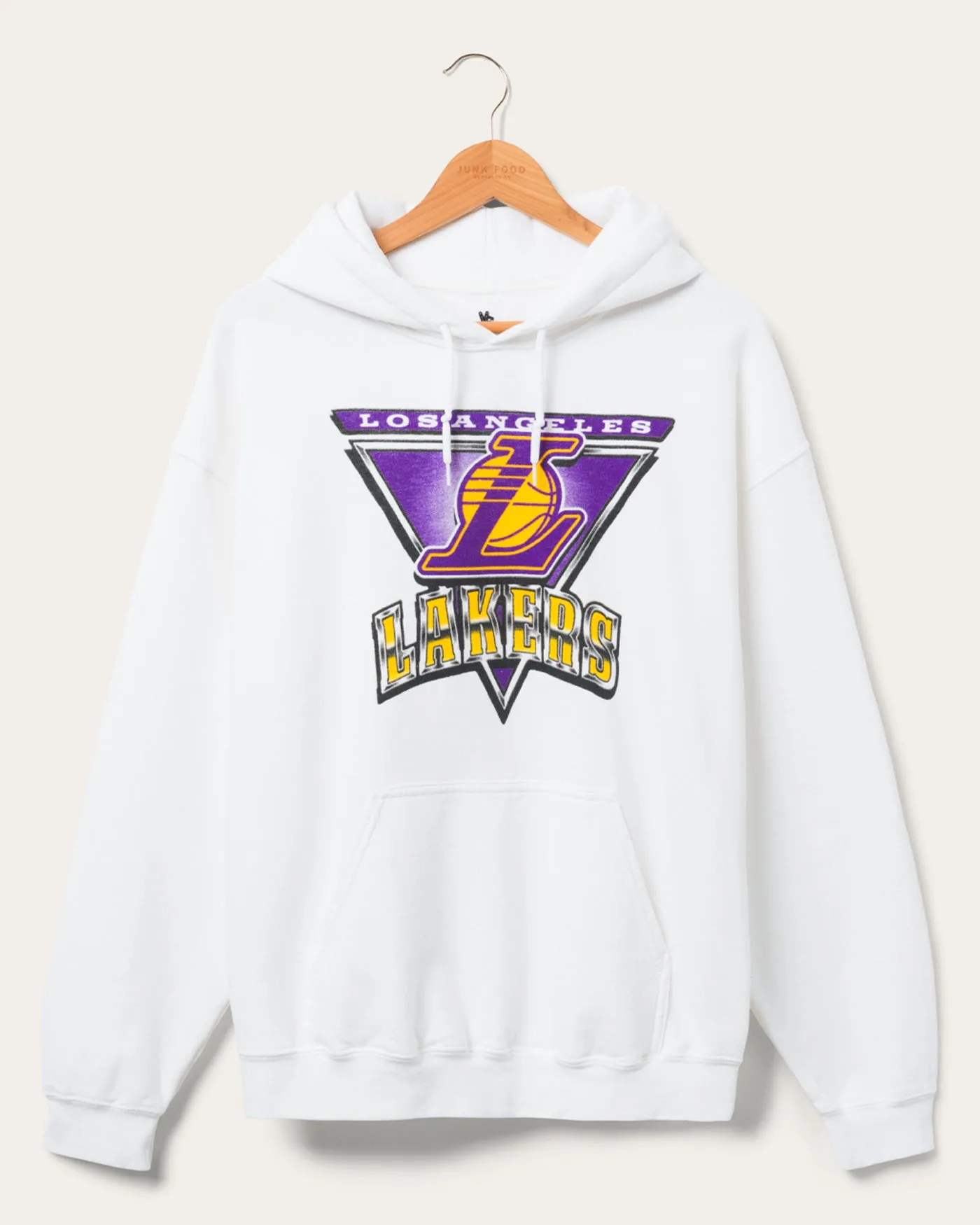 Lakers Triangle Hoodie sold by Junk Food Clothing