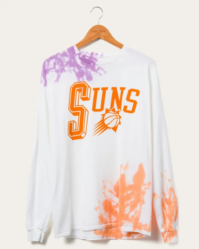 NBA Phoenix Suns Tie Dye Flea Market Long Sleeve Tee sold by Junk Food Clothing