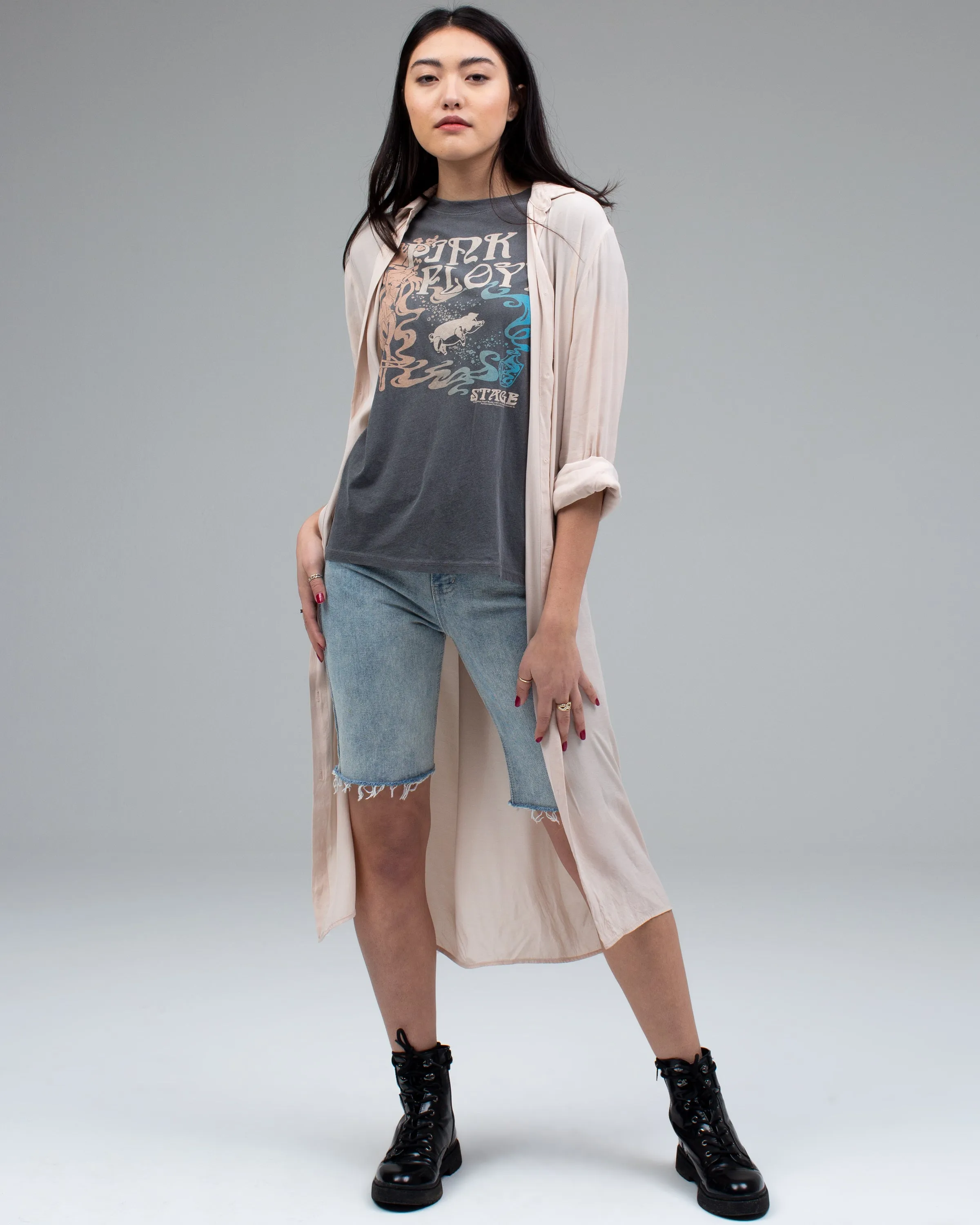 WOMENS PINK FLOYD STAGE EASY TEE sold by Junk Food Clothing product image thumbnail 2