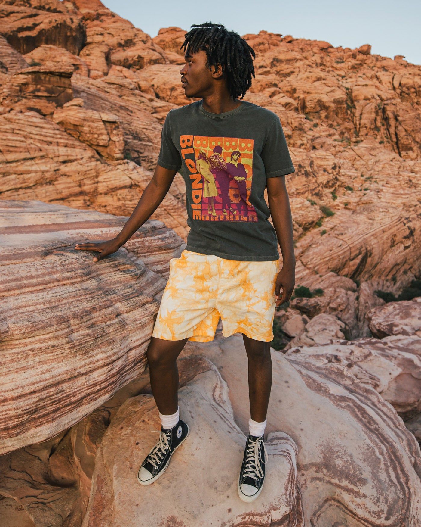 Tie Dye Festival Shorts sold by Junk Food Clothing product image thumbnail 2