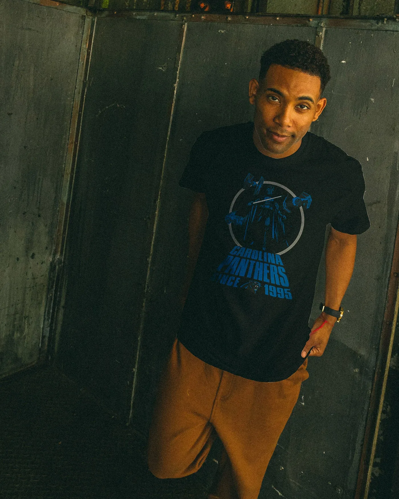 Panthers Star Wars™ Title Crawl Tee sold by Junk Food Clothing product image thumbnail 2