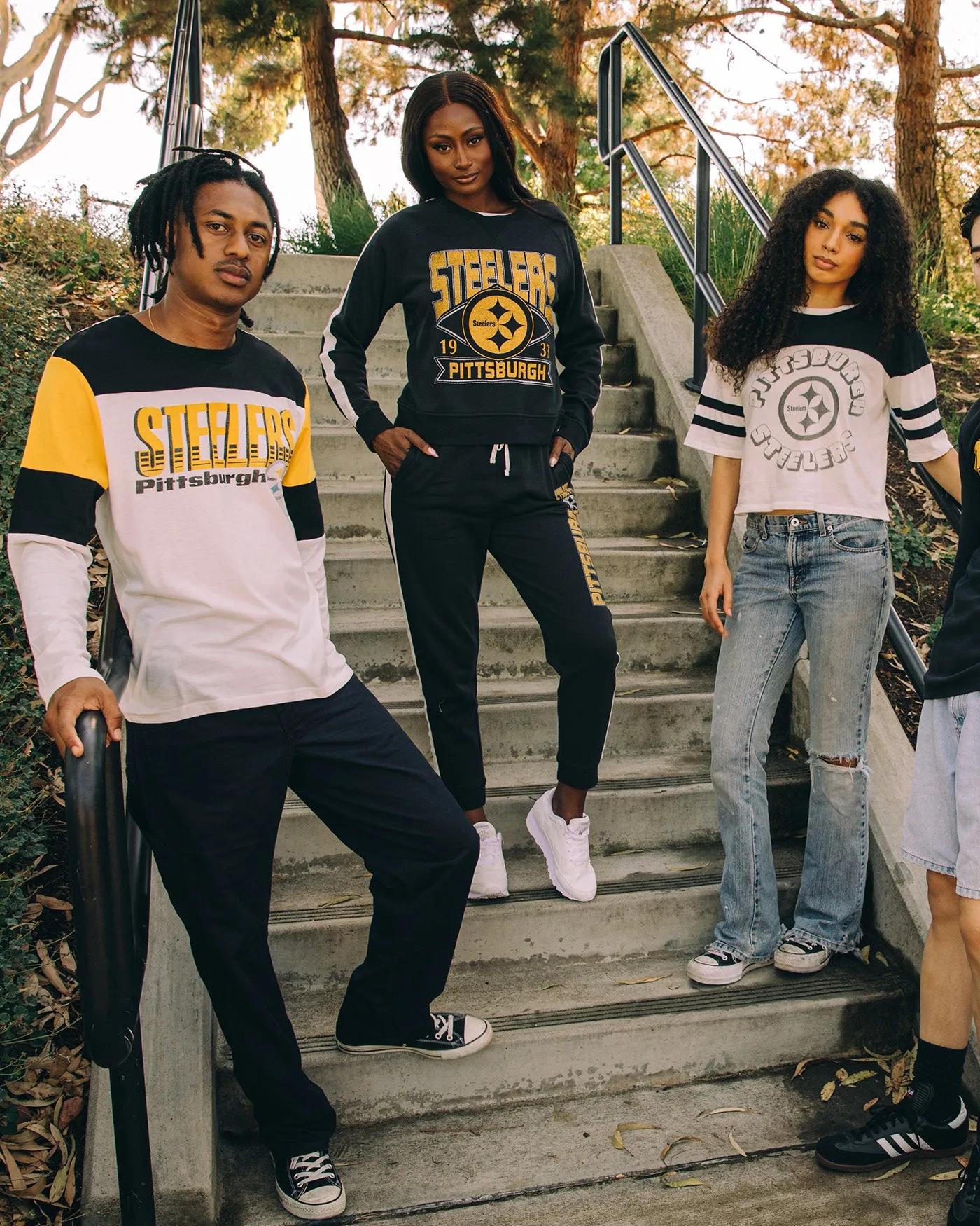 Womens Steelers Overtime Crew sold by Junk Food Clothing product image thumbnail 2