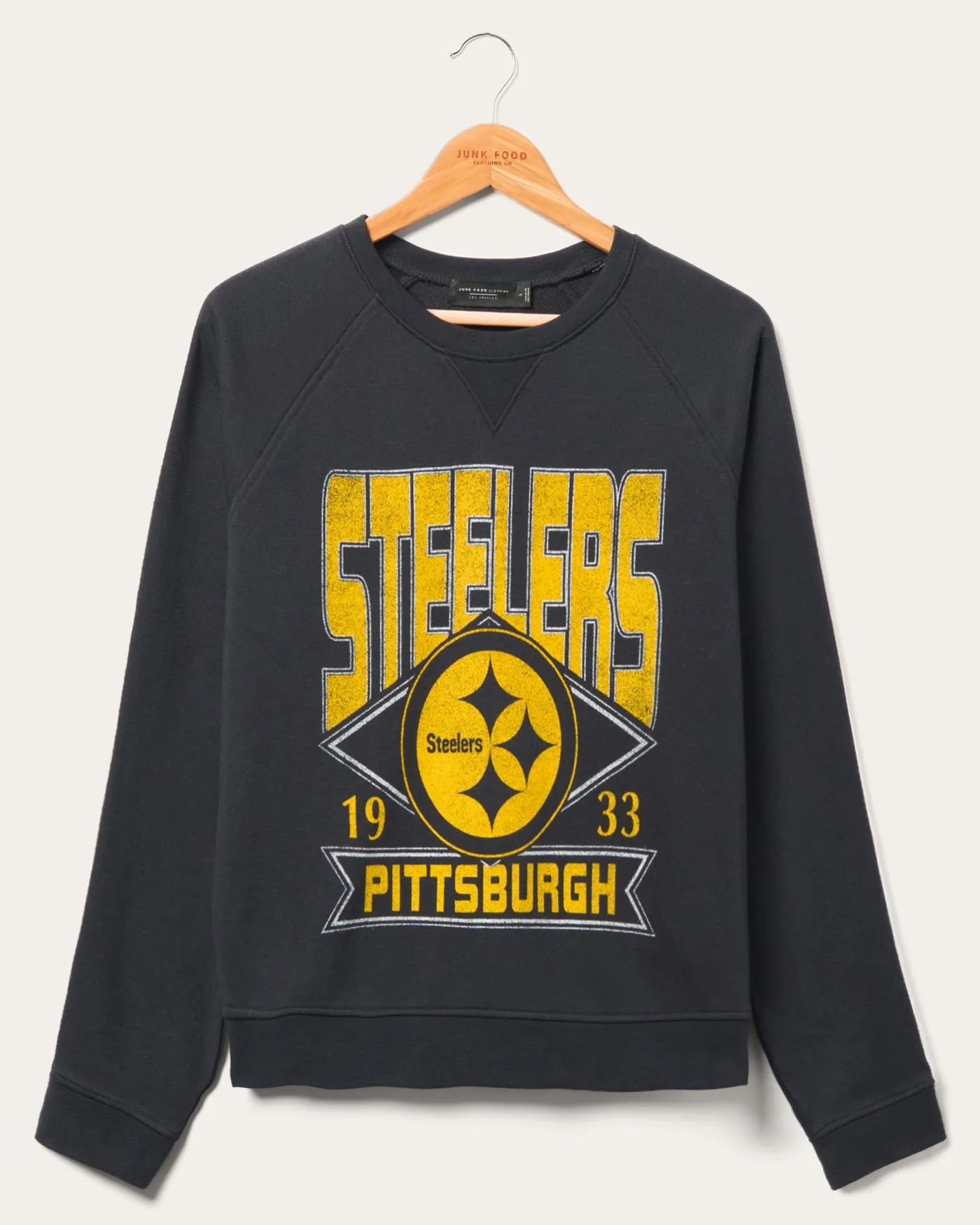 Womens Steelers Overtime Crew sold by Junk Food Clothing