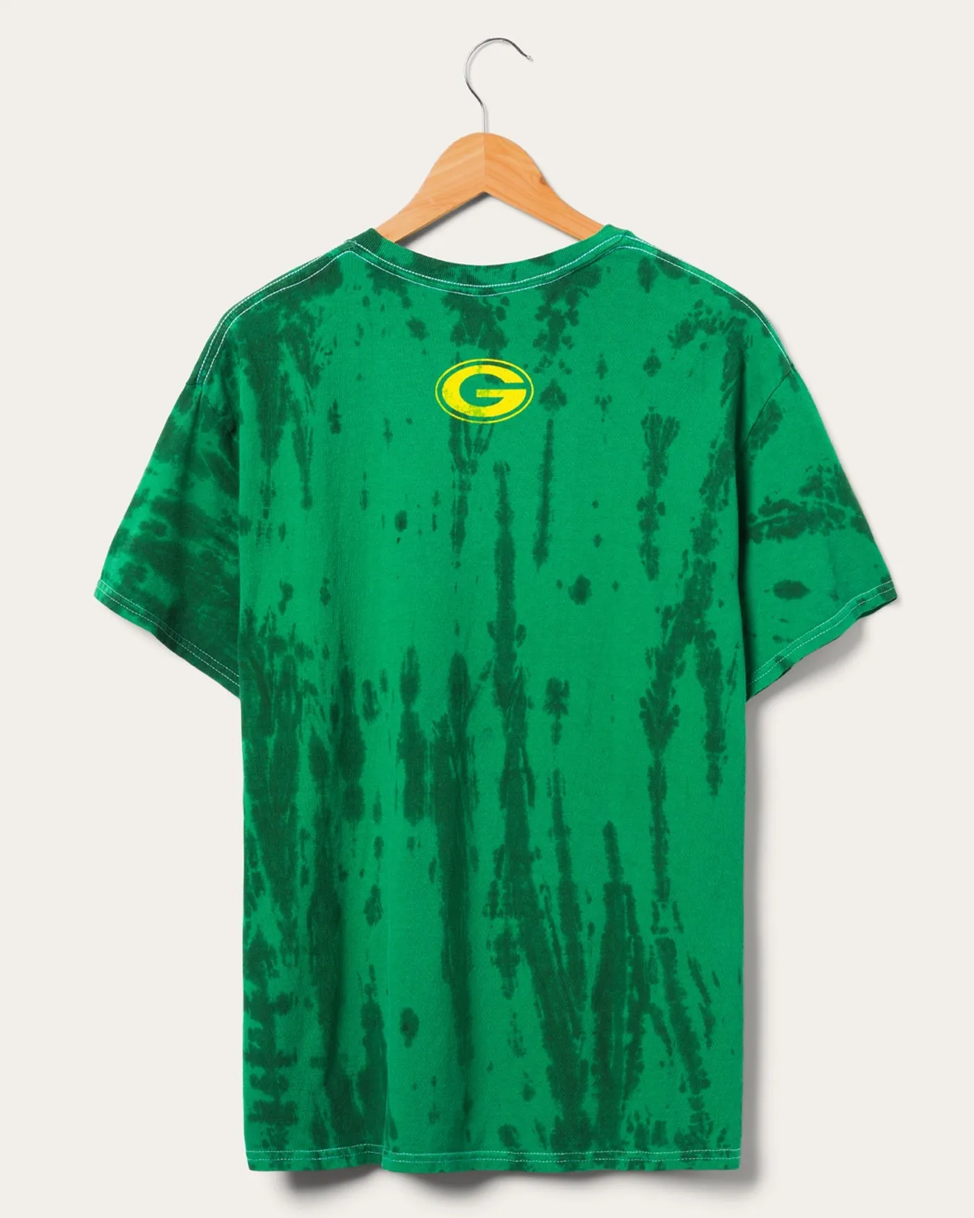 Packers Tie Dye Short Sleeve Tee sold by Junk Food Clothing product image thumbnail 2