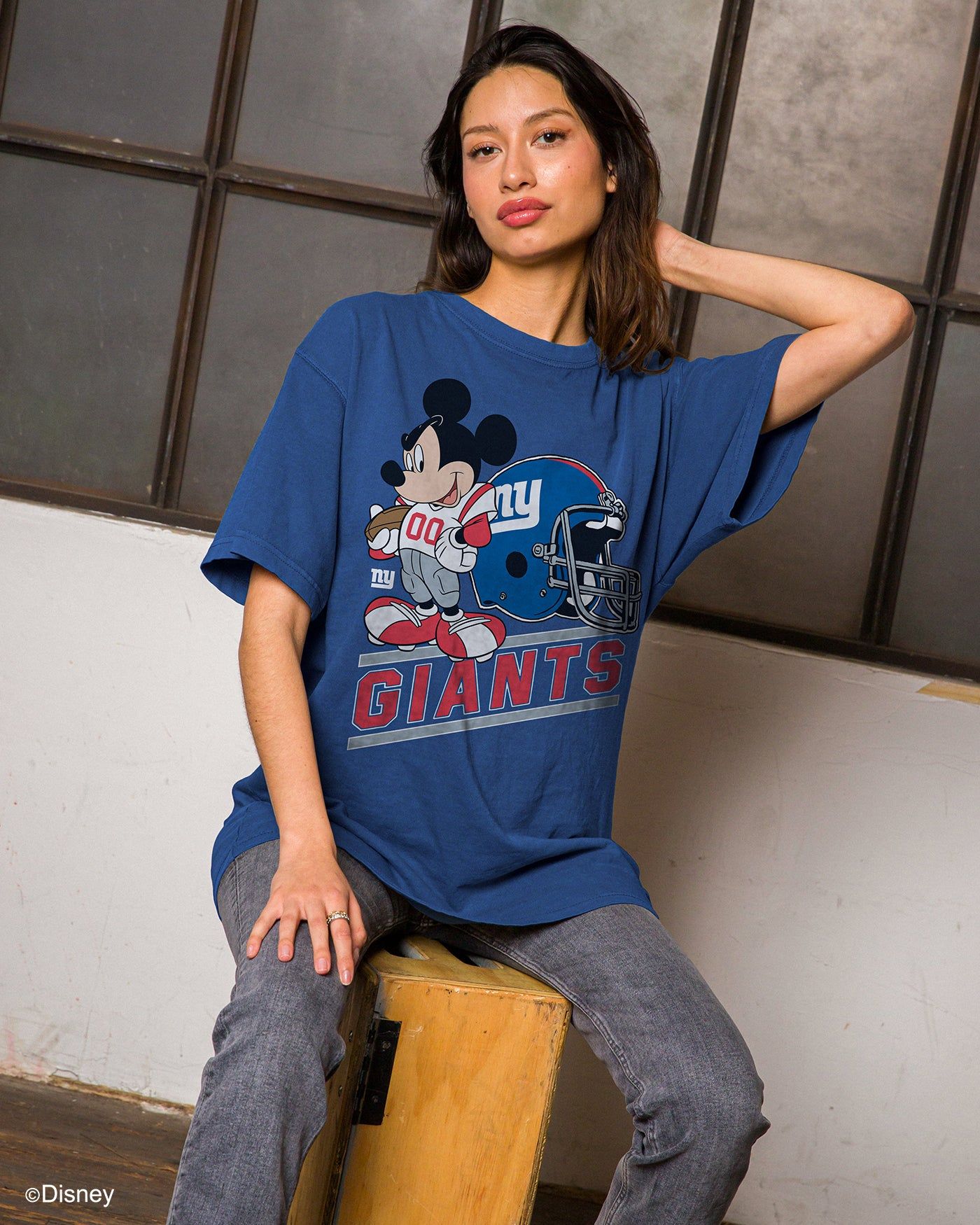 Giants Disney Mickey Came to Play Fan Tee sold by Junk Food Clothing product image thumbnail 2