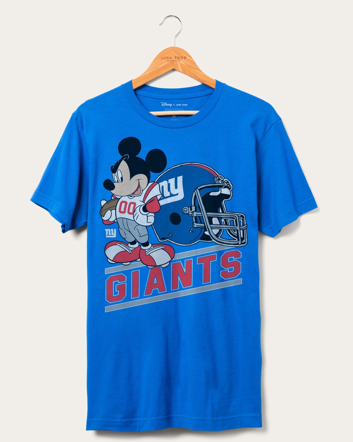 Giants Disney Mickey Came to Play Fan Tee sold by Junk Food Clothing