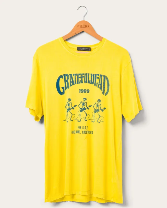 Grateful Dead Guitar Skeletons '89 Vintage Tee sold by Junk Food Clothing