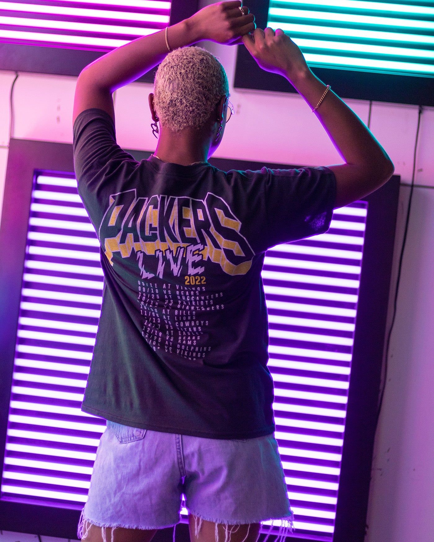 Packers Concert Fan Tee sold by Junk Food Clothing product image thumbnail 4