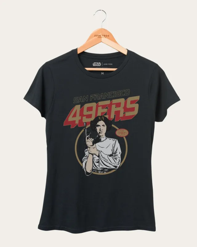 Women's 49ers Star Wars��� Princess Leia Tee sold by Junk Food Clothing