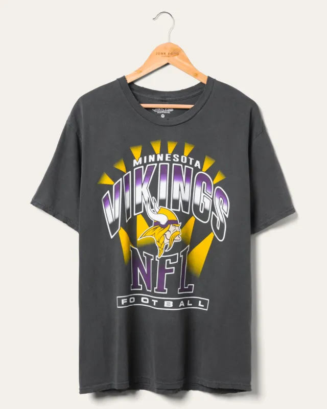 Minnesota Vikings Chrome Flea Market Tee made by Junk Food Clothing