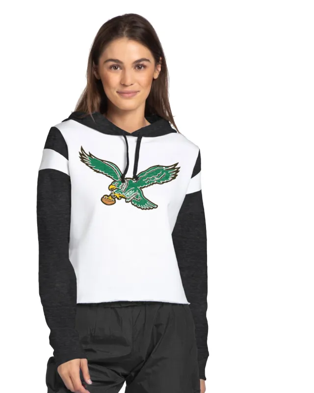 WOMENS EAGLES CROPPED HOODIE sold by Junk Food Clothing