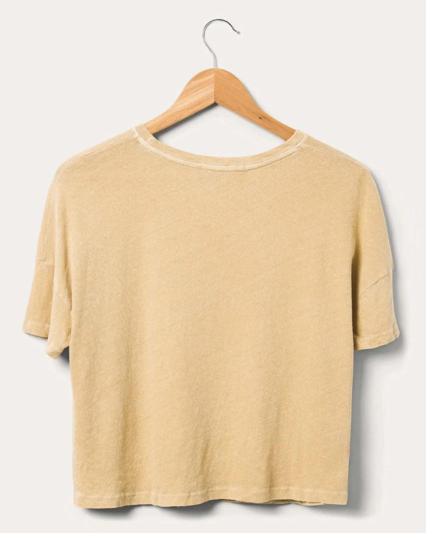 Women's Linen Crop Tee sold by Junk Food Clothing product image thumbnail 2