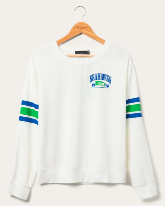 Womens Seahawks Kickoff Crew sold by Junk Food Clothing