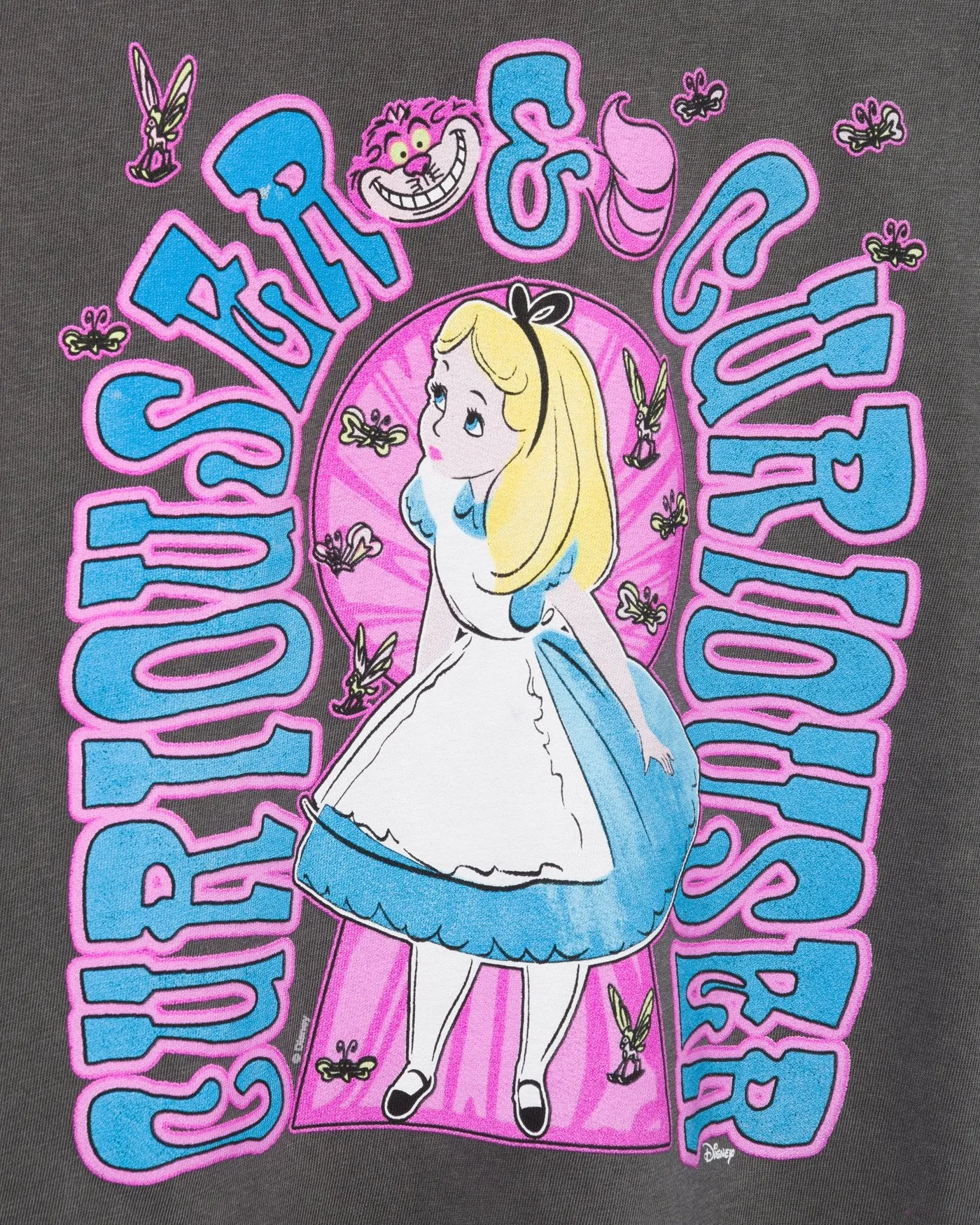 Disney's Alice In Wonderland Curiouser Vintage Tee sold by Junk Food Clothing product image thumbnail 4