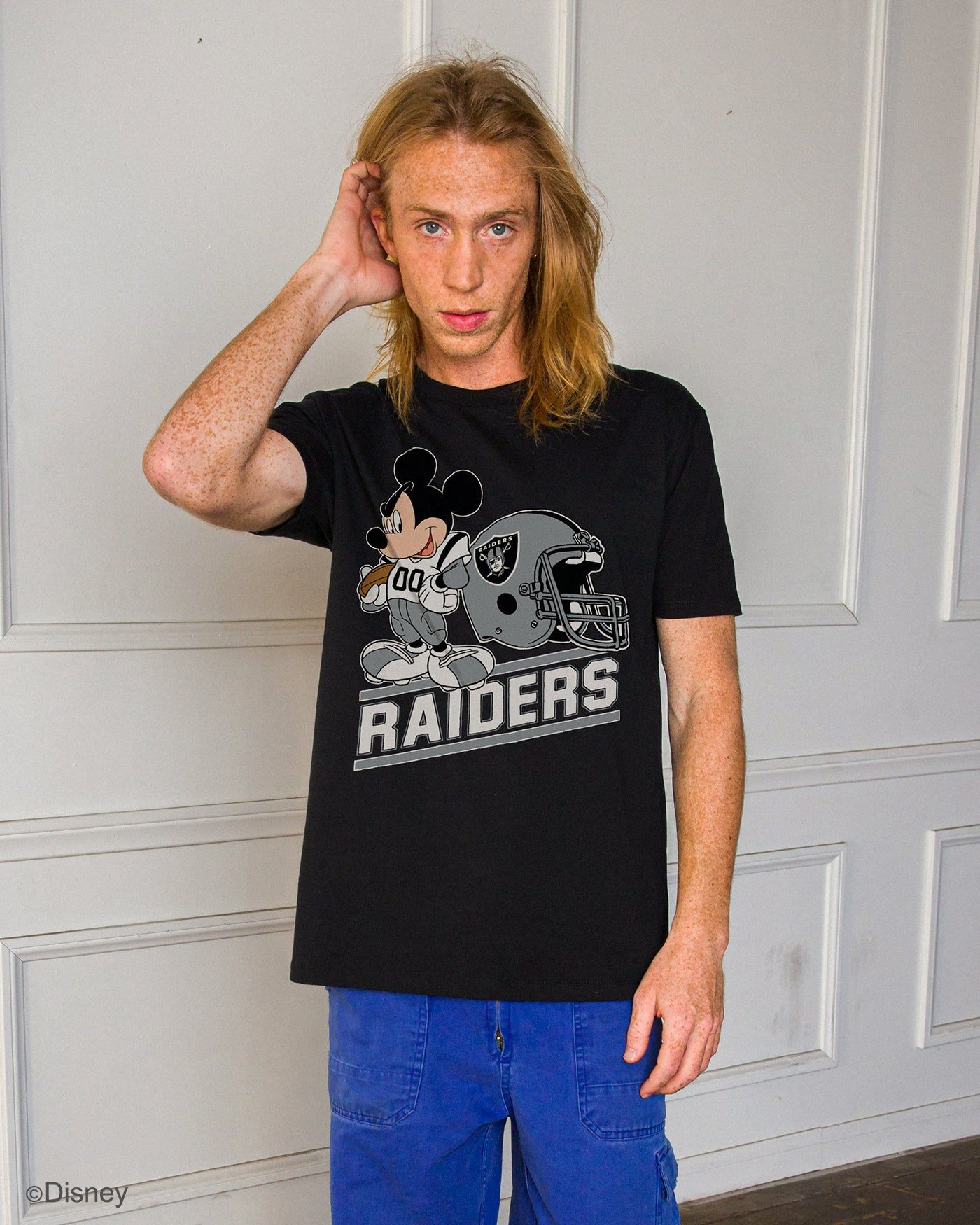 Raiders Disney Mickey Came to Play Fan Tee sold by Junk Food Clothing product image thumbnail 2