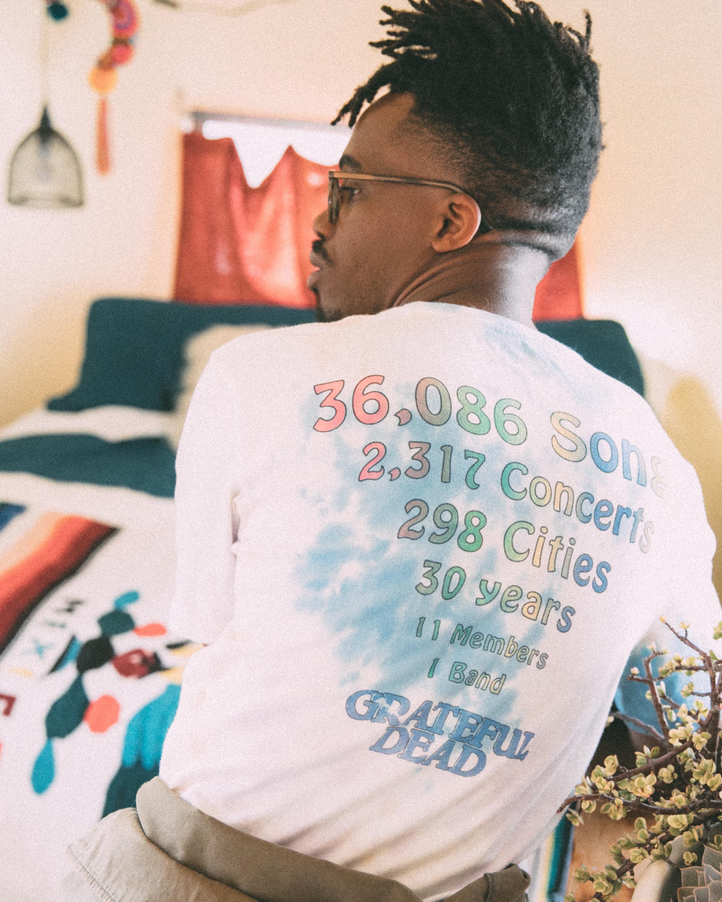 Grateful Dead Tie Dye Band Vintage Tee sold by Junk Food Clothing product image thumbnail 5