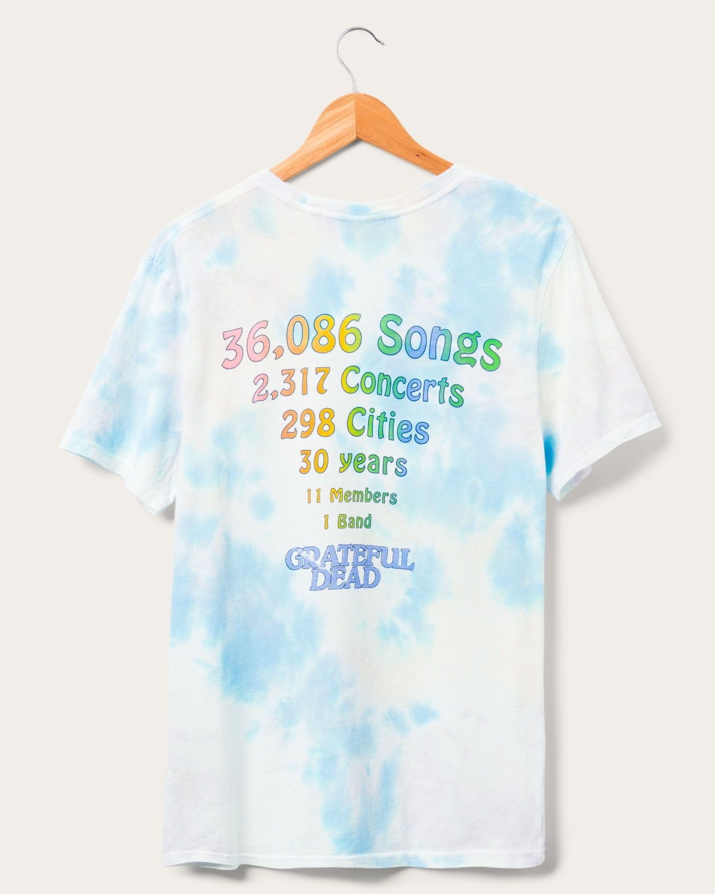 Grateful Dead Tie Dye Band Vintage Tee sold by Junk Food Clothing product image thumbnail 2