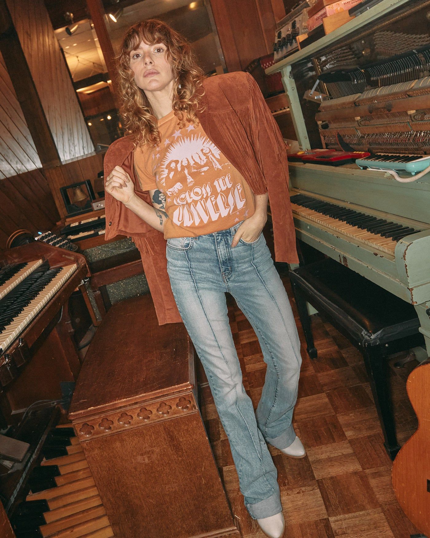 Women's The Beatles Across the Universe Original Tee sold by Junk Food Clothing product image thumbnail 2