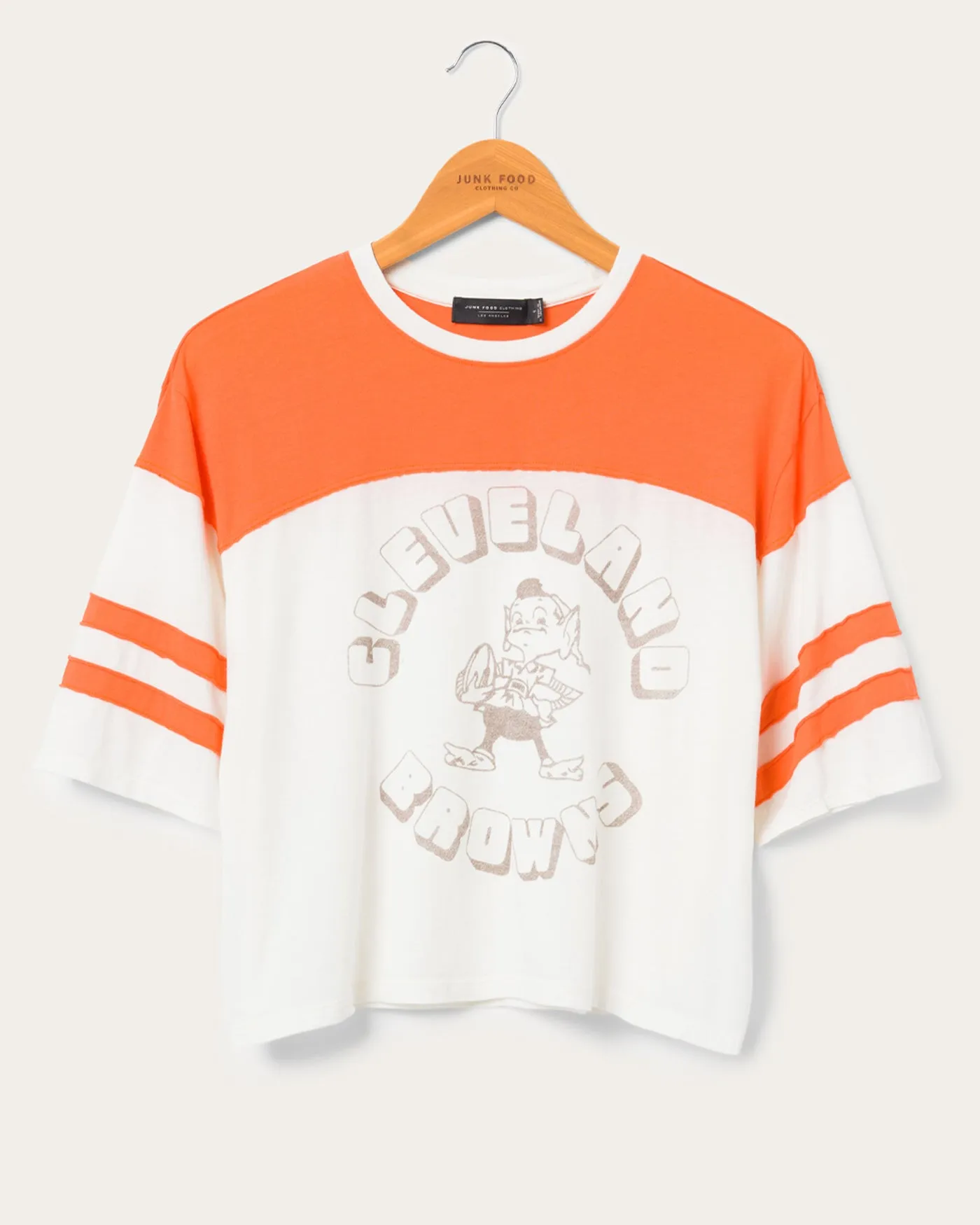 Women's Cleveland Browns Hail Mary Tee sold by Junk Food Clothing