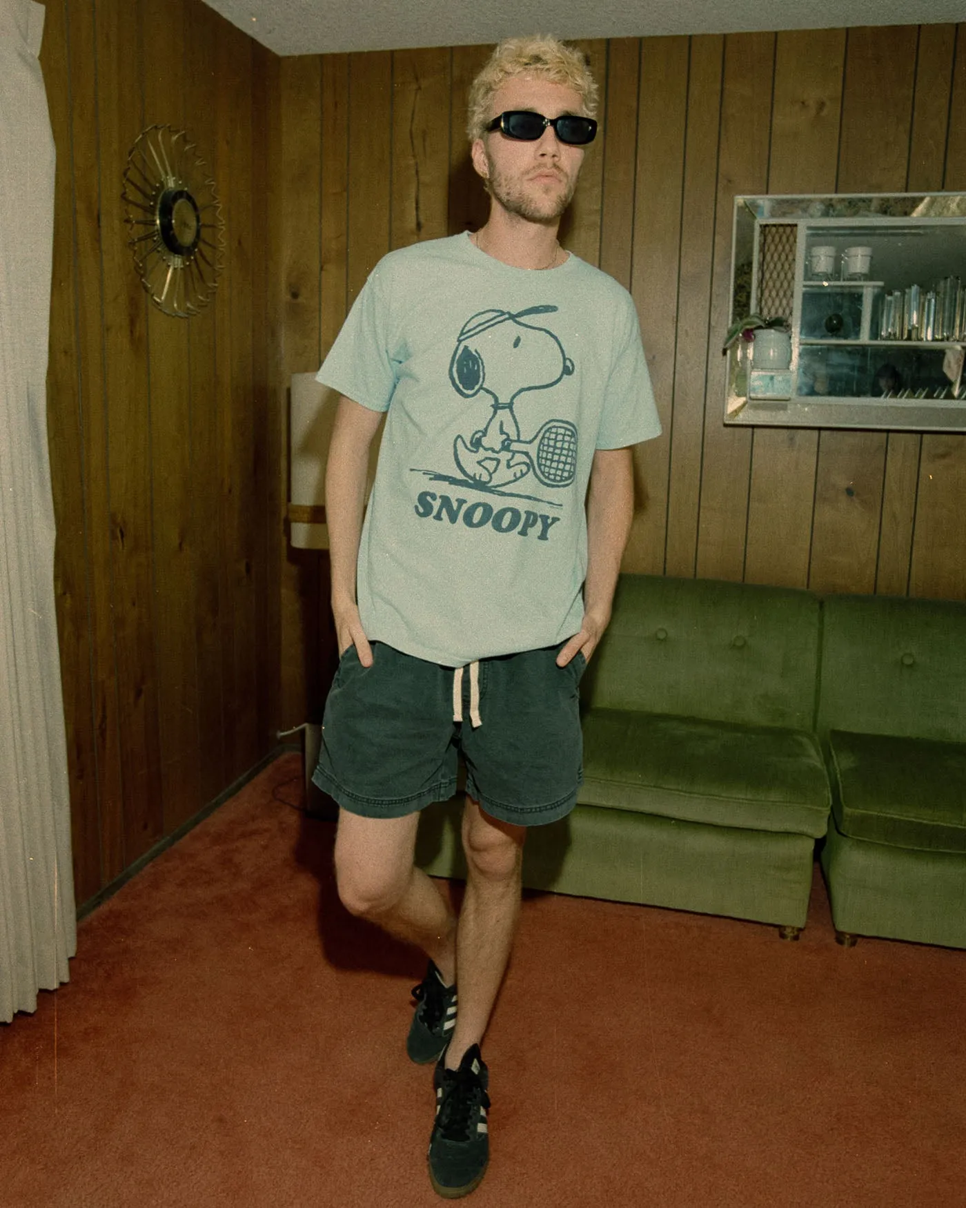 Snoopy Tennis Flea Market Tee sold by Junk Food Clothing product image thumbnail 2