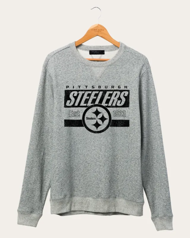NFL Pittsburgh Steelers Formation Crew Fleece sold by Junk Food Clothing