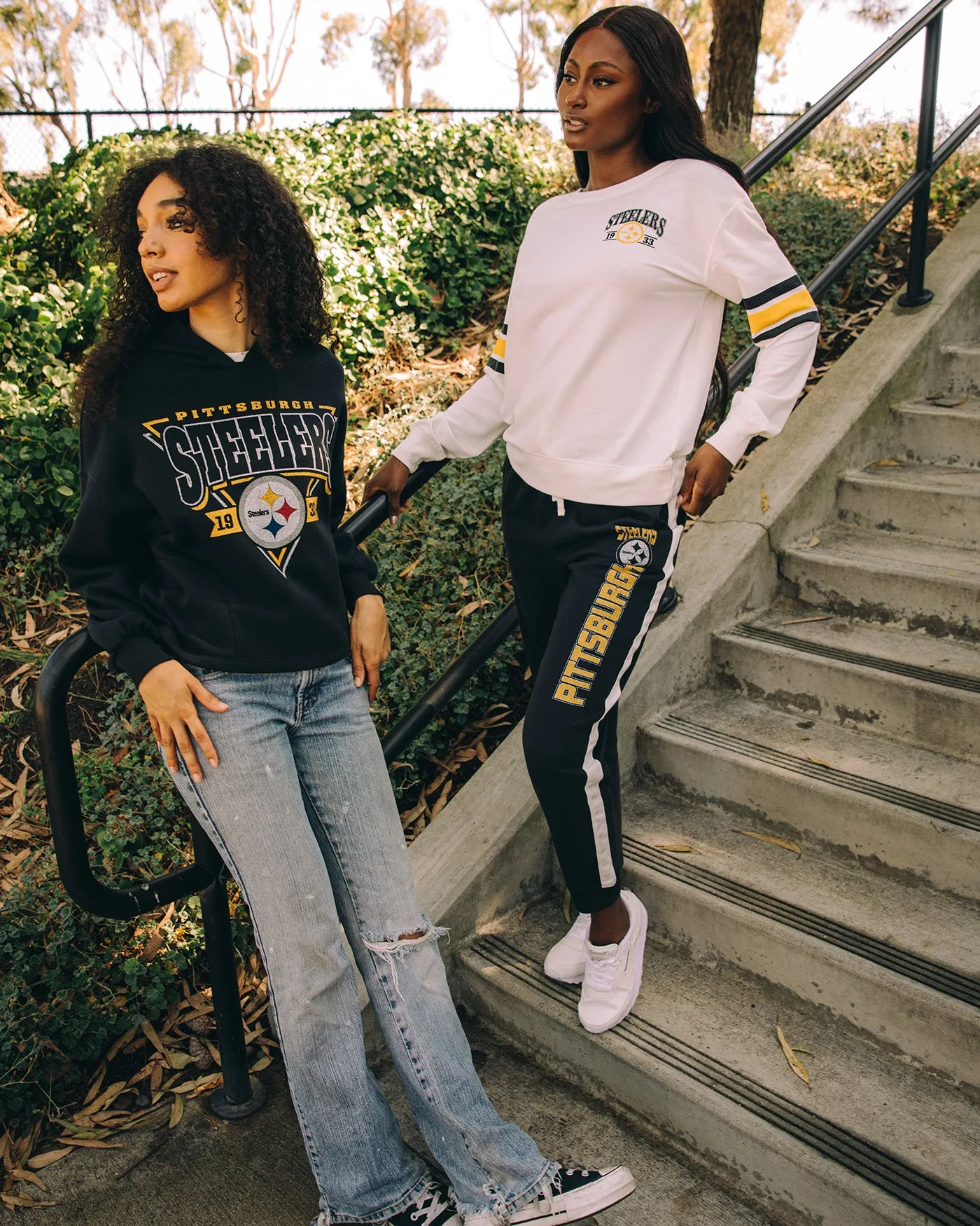 Womens Steelers Kickoff Crew sold by Junk Food Clothing product image thumbnail 3