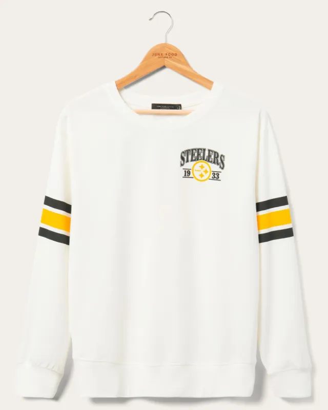 Womens Steelers Kickoff Crew sold by Junk Food Clothing