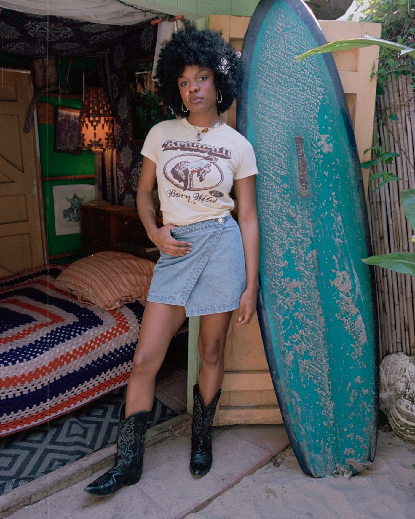 Women's Bronco 2 Born Wild Original Tee sold by Junk Food Clothing product image thumbnail 2