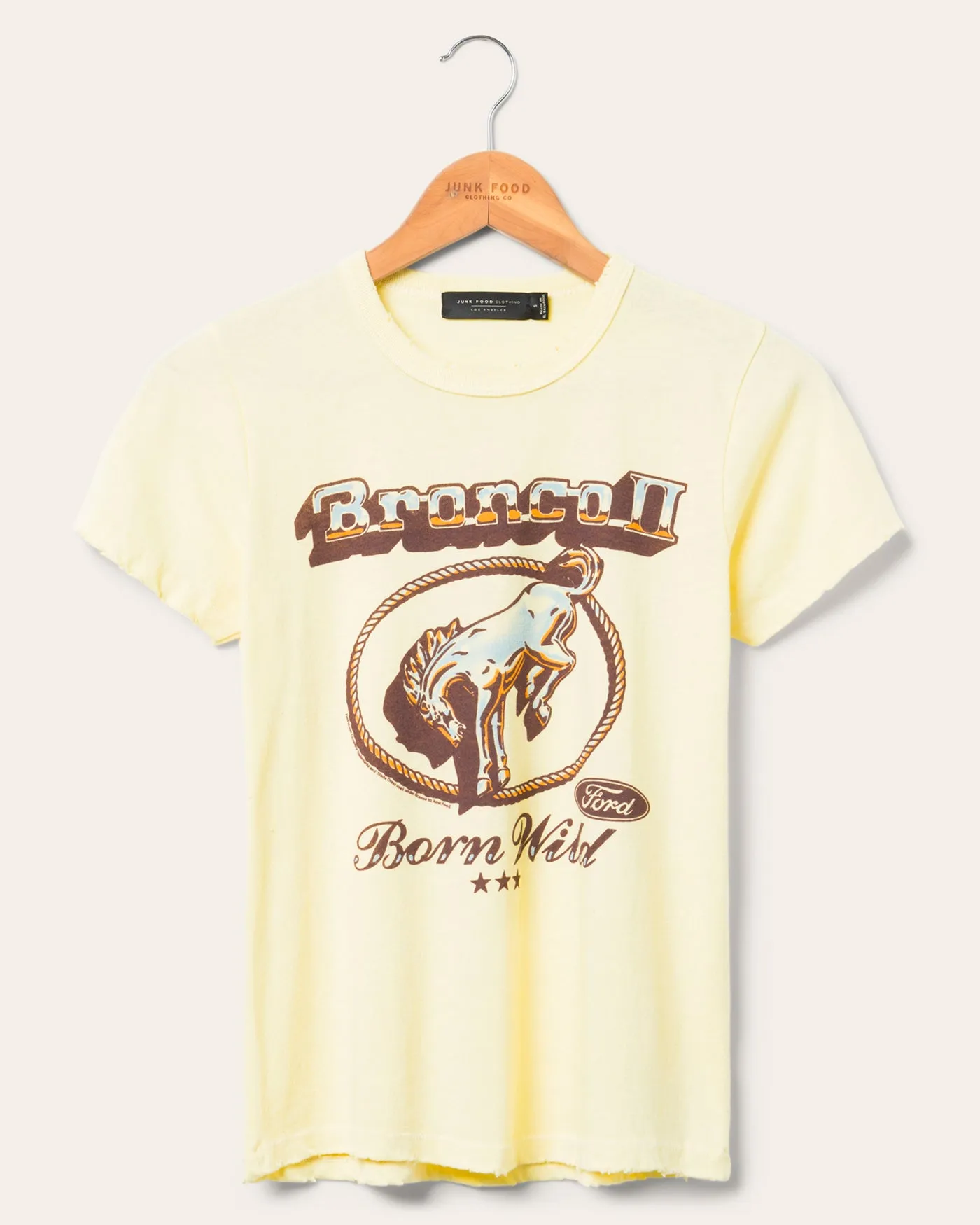 Women's Bronco 2 Born Wild Original Tee sold by Junk Food Clothing