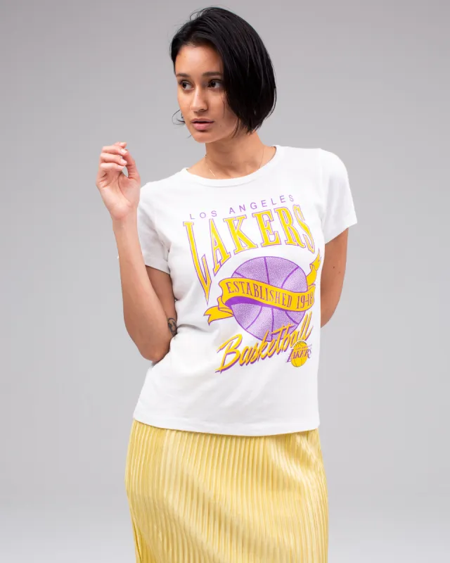 Women's Lakers Vintage Crew sold by Junk Food Clothing
