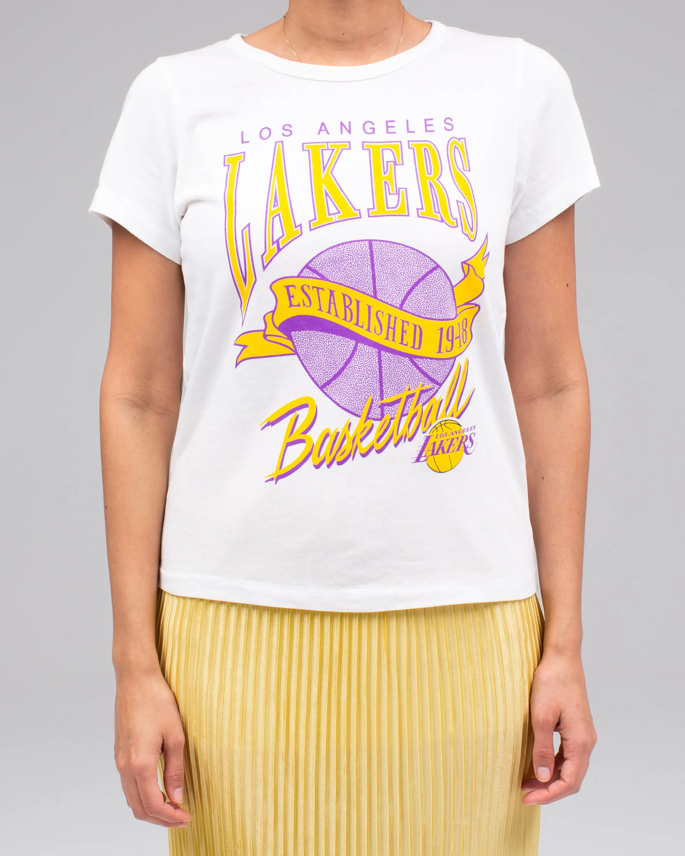 Women's Lakers Vintage Crew sold by Junk Food Clothing product image thumbnail 2