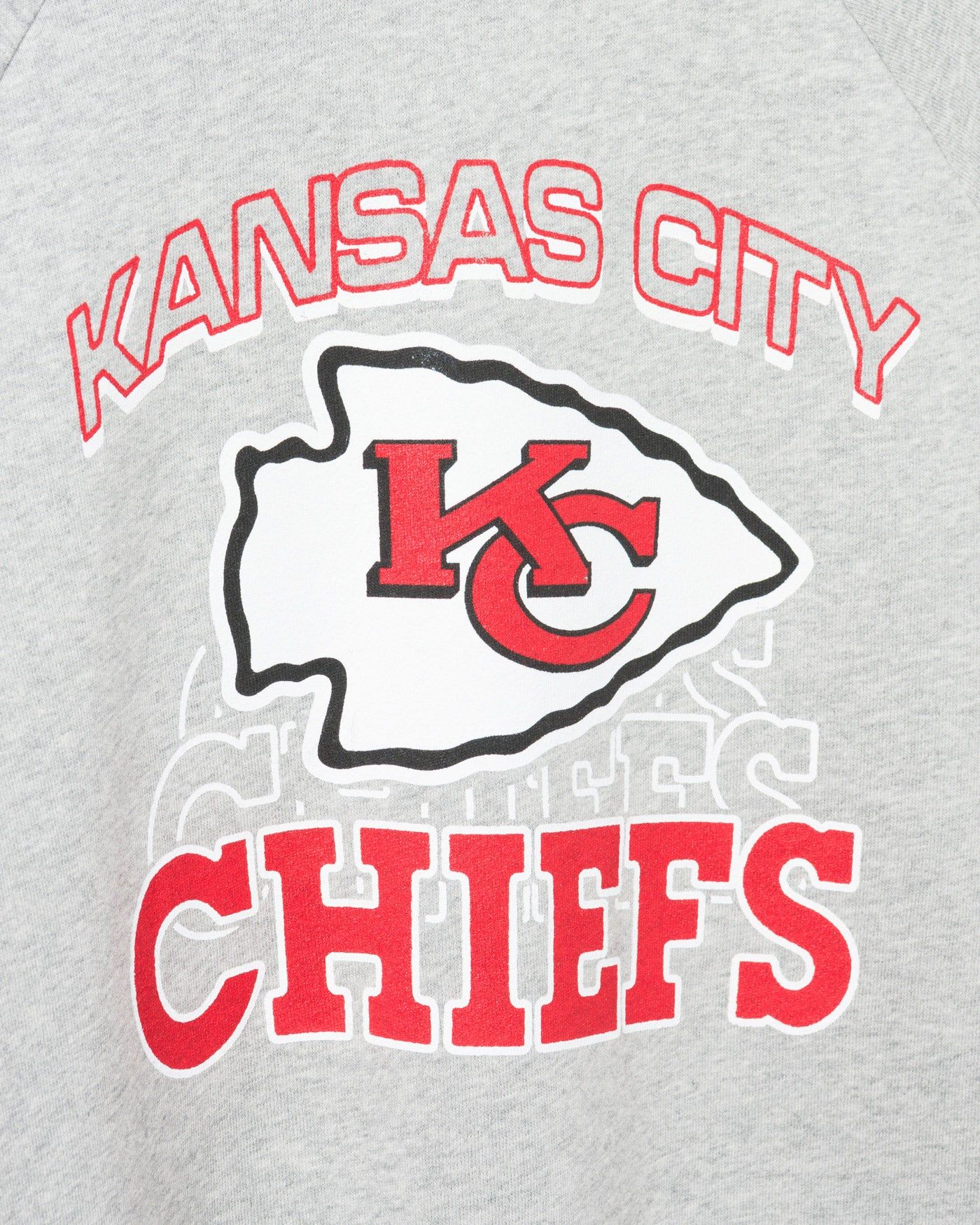 Women's Chiefs Repeat Raglan Crew sold by Junk Food Clothing product image thumbnail 3