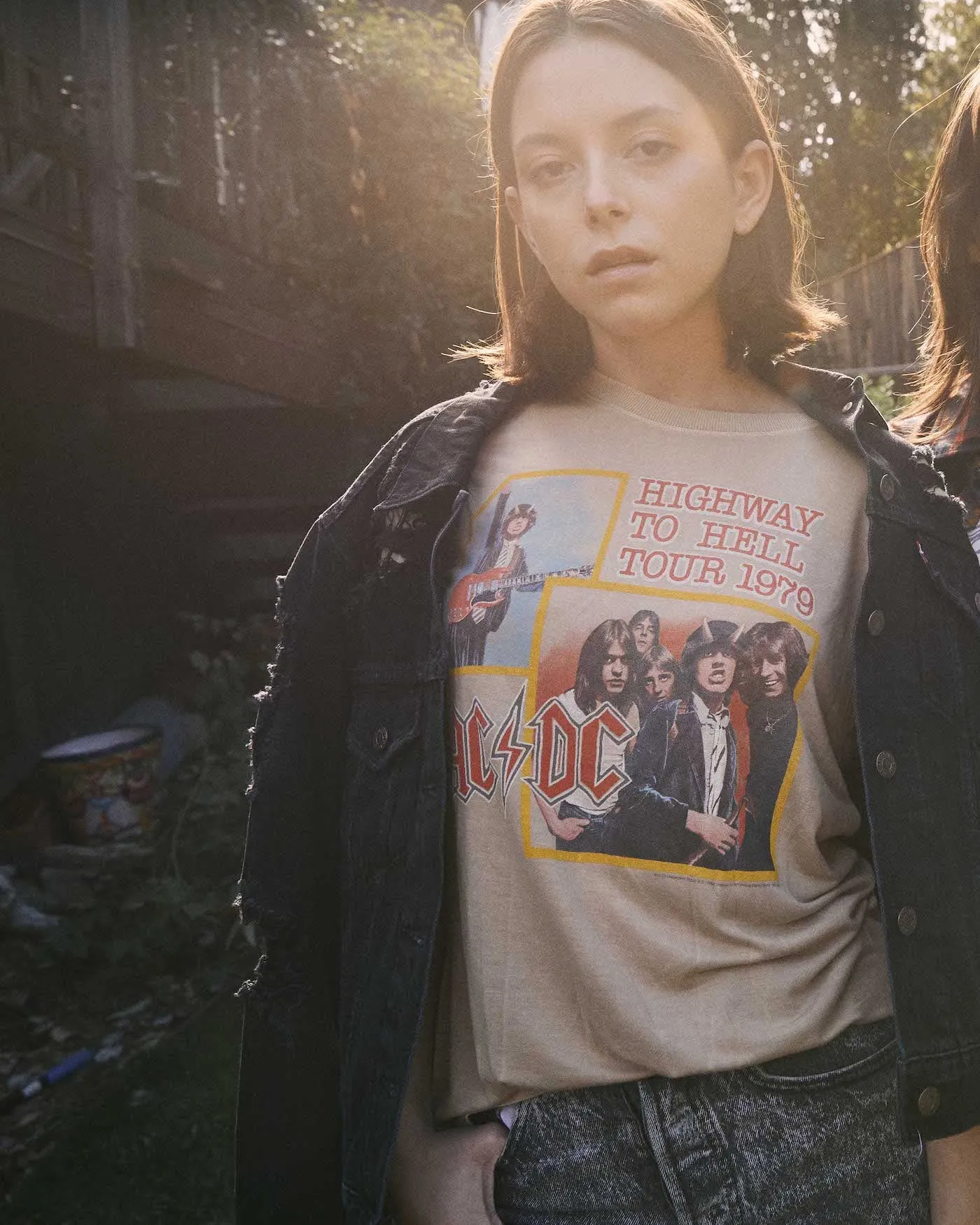 Womens AC/DC Highway to Hell Vintage Tissue Tee sold by Junk Food Clothing product image thumbnail 2