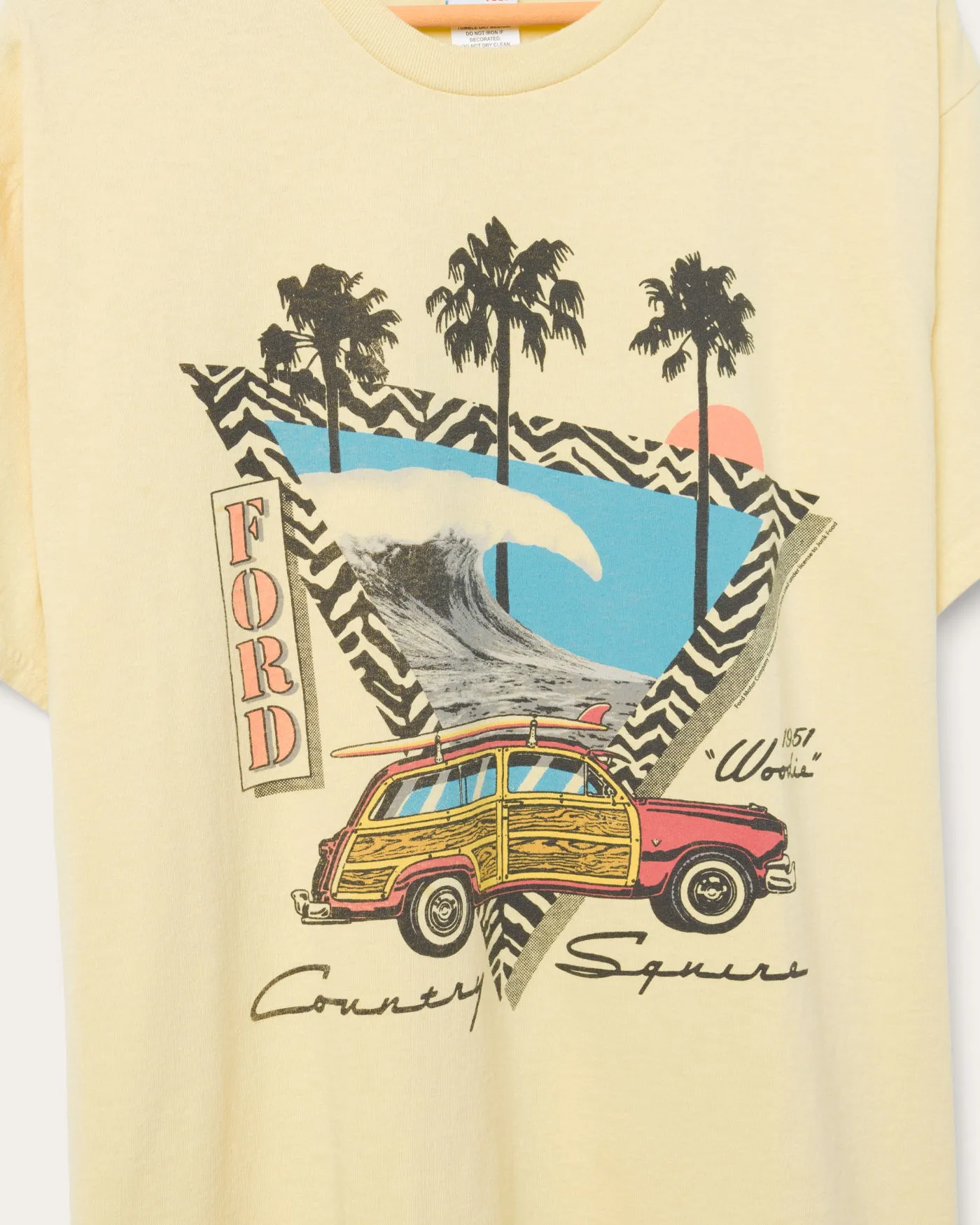 Ford 1951 Woodie Flea Market Tee sold by Junk Food Clothing product image thumbnail 4