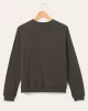 Women's Cincinnati Bengals Flocked Raglan Crew Fleece sold by Junk Food Clothing