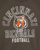 Women's Cincinnati Bengals Flocked Raglan Crew Fleece sold by Junk Food Clothing